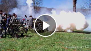 Cannon Shock Waves in Ultra Slow Motion Smarter Every Day 200