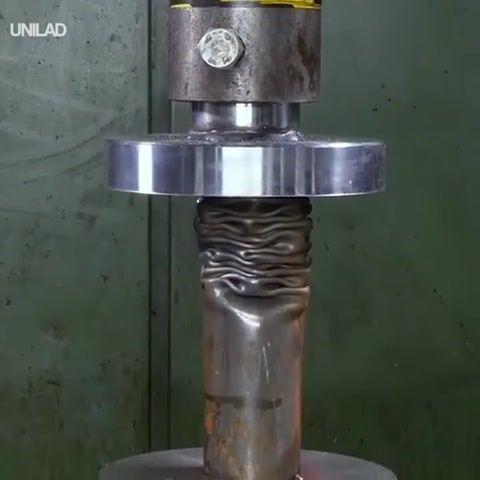 Crying metal, hydraulic press, steel pipe, the melvins, science technology.