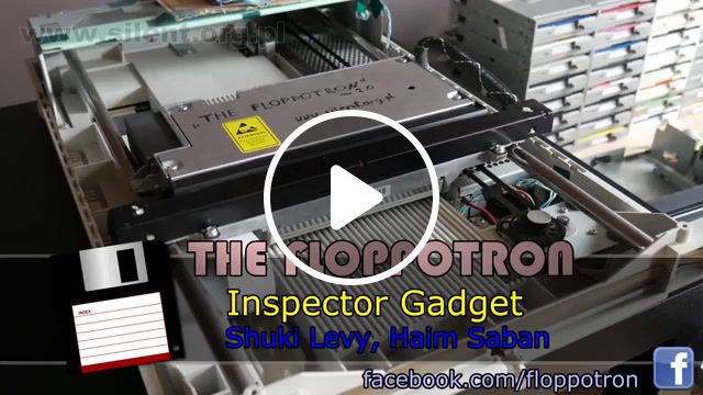 The floppotron inspector gadget theme, gadget, cartoons, floppy music, arduino, programming, embedded, science technology. #0