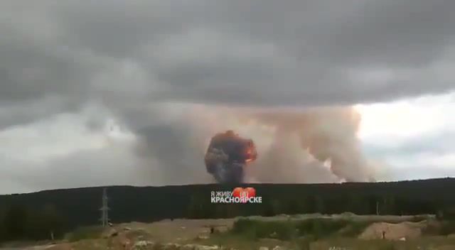 Explosion at a Russian military unit in Krasnoyarsk Krai
