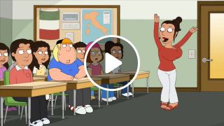 Family Guy Italian teacher cutaway Shaking her Tatas
