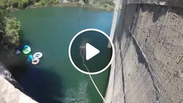 Girl gets leg caught on rope swing, fail, rope swing, jump, fails, epic, owned, ridiculousness, leg, ownage, noob, lol. #0