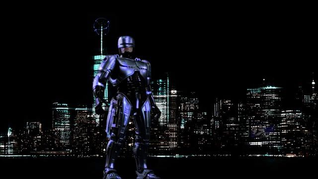 Robocop, live pictures.