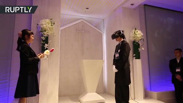 2D ZD, Bad Connection, High Tech, Vr Gles, Marry An Idol, Insane, Obsession, Only In Japan, Asia, Toko, Cartoon, Viral, Virtual Reality, Anime, Computer, Robot, Geek, Computer Era, Wedding Traditions, Fun, Ghost In The Shell, Cyborg, Fans, Kawaii, Crazy, Japan, Russia Today, Rt, Mashup