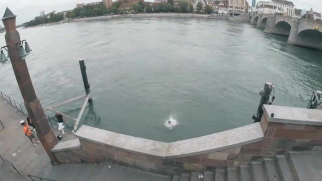 Awesome jump into the water storror parkour diving in basel, river rhine, storror, storror youtube, youtube storror, parkour, free running, pov, basel, switzerland, river rhine, cliff dive, cliff diving, parkour diving, dive, water, redbull cliff diving, swiss, sports.