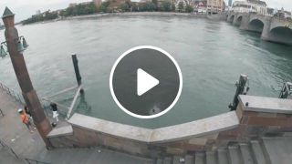 Awesome jump into the water STORROR Parkour Diving in Basel, River Rhine