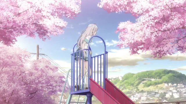 Close Your Eyes - Video & GIFs | anime,amv,sakura,mani beats close your eyes,irozuku sekai no ashita kara,relax,colors of the world of tomorrow,girl