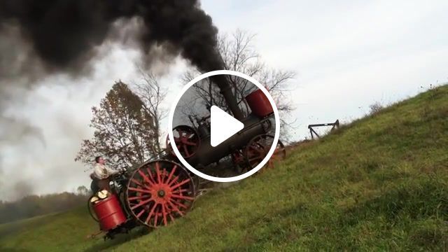Hill climbing with a minneapolis steam traction engine, minneppolis, moline, traction, engine, steam, whistle, pop, off, case, rumely, baker, port, huron, shay, science technology. #0