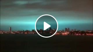 Strange Blue Light Over New York City EXPOSED