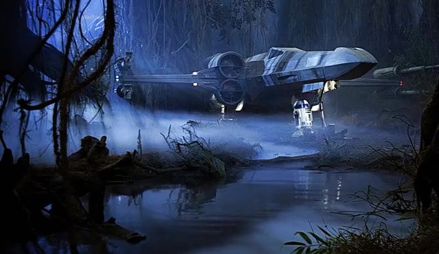 The dagobah system, star wars, movies, john williams, return of the jedi, r2d2, the dagobah system, live pictures.