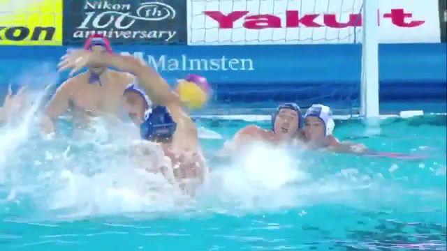 Norbert Hosny'anszky, member of the Hungarian Waterpolo Team scoring a goal FINA Budapest, Budapest, Fina Vb, Fina Budapest, Fina, Waterpolo, Hungarian, Hungary, Sports