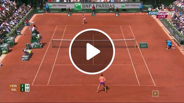 Sharapova vs halep new voice, maria sharapova, scream, halep, roland garros, sharapova, tennis, sports, sport. #0