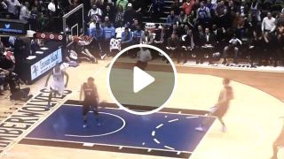 Zach lavine steals and takes flight for the soaring smash by jen bevtsyk