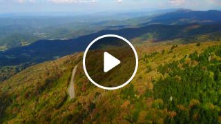 Carver's Gap on Roan Mountain Drone