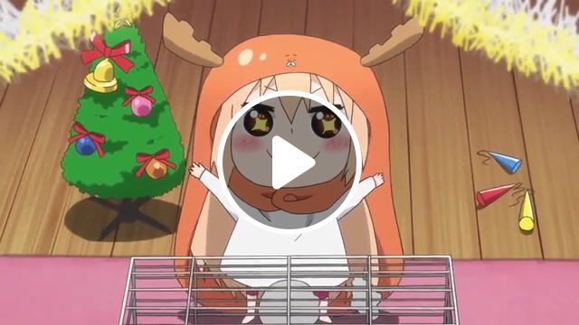 Merry christmas and happy new year, christmas, anime, umaru, himouto umaru chan. #0