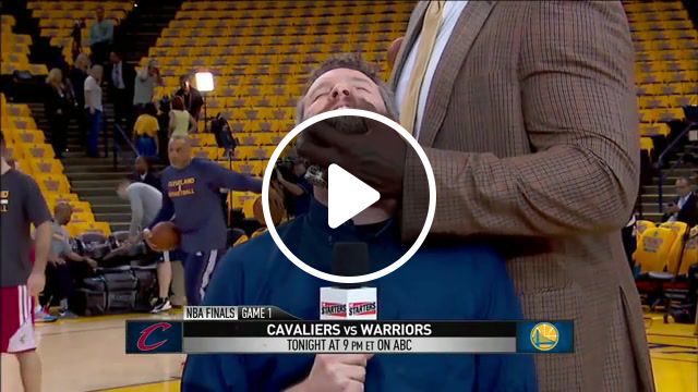 Shaq gives trey a beard rub, live stream full game highlights, pierto hd, 6 4 ximo pietro, june 4, highlights, nba finals, game 1, golden state warriors, cleveland cavaliers, sports. #0