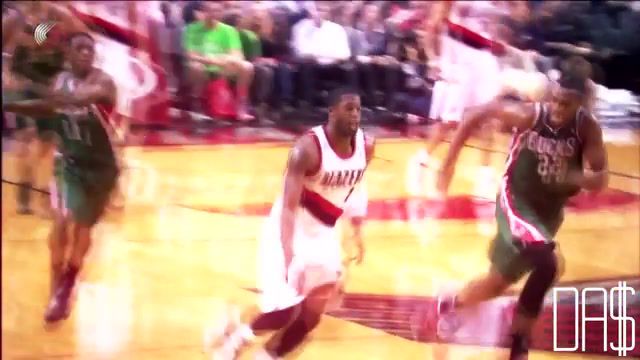 Wesley Matthews Goes Behind the Back to Damian Lillard for the Jam, Wesley, Matthews, Goes, Behind, The, Back, To, Damian, Lillard, For, Jam, Sports