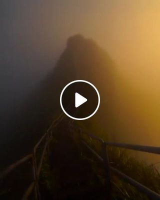 The stairway to heaven sunrise, hawaii by joel schat