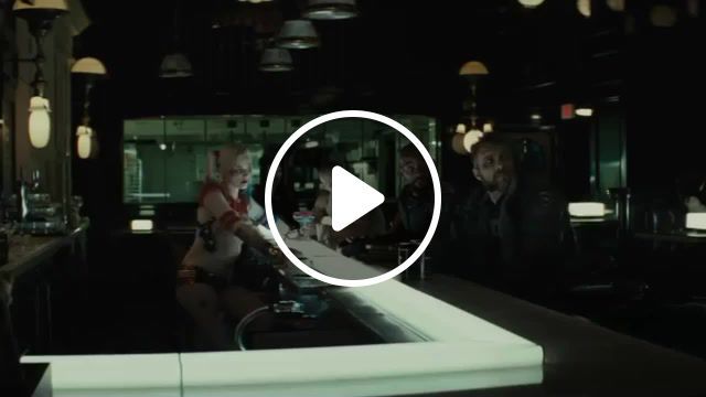 In the bar, leonardo dicaprio, suicide squad, brad pitt, margot robbie, mashup, once upon a time in hollywood, harley quinn, twenty one pilots heathens. #0
