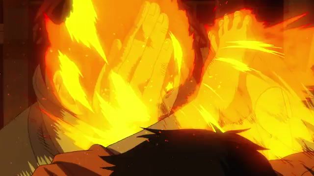Eye of the storm, watwi, enen's fire force, kotatsu tamaki, shinra kusakabe, anime.