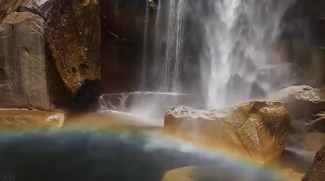 At the foot of vernall falls, yosemite, clip, planet, nature, music, eleprimer, fast, breaks, beat, vocal, fun, happy, sad, world, dream, free, omg, trip, like, cinemagraphs, cinemagraph, orbo, loop, waterfall, water, live pictures.