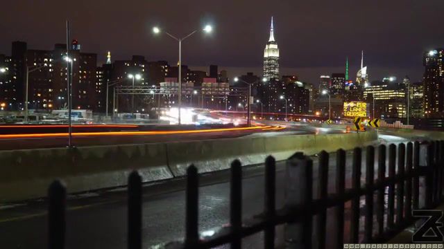 City lights, Vimes House Of Deer, Music, Clouds, Traffic, Time Lapse, Manhattan, New York City, Nature Travel