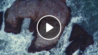Ocean drone footage