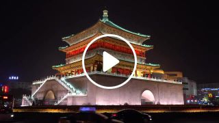 Xi'an, China City Walls and Goose Pagodas