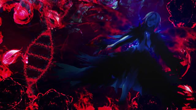 Silent Greatness, Silent Greatness, Anime, Animation, Wings, Roses, Rose, Atmospheric, Energy, Power, Flowers, Inori, Greatness, Inori Yuzuriha, Inori Yuzuriha, Egoist, Guilty Crown, Guilty Crown, Ashen Roses, Ash, Aura, The Greatness Of Silence