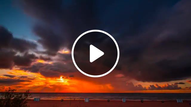 Heartwarming sunset, nature, sunset, clouds, calm, ambient music, sea, beach, relax, chill, nature travel. #0