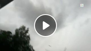 Lightning strike in backyard