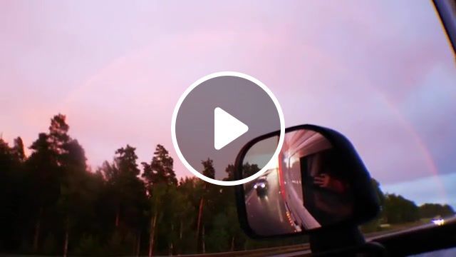 Rainbow, sweden, truck, nature, rainbow, rain, road, highway, nature travel. #0