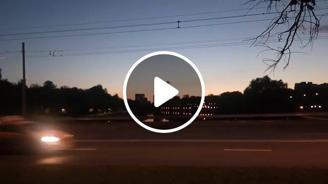The succession of the colors of the gradient to infinity, gradient, sunset, sky, driveway, evening, moscow, russia, live, gl arm author, nature travel. #0