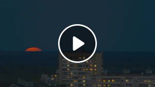 Moonrise in Arkhangelsk