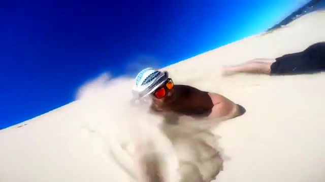 Sandy sledge - Video & GIFs | summer,beach vacation,active recreation,funny,nature,sandy sledge,nature travel