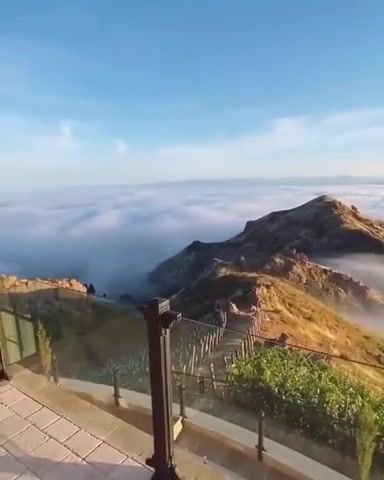 Waking up above the clouds in malibu, malibu, traveler, dog, in the sky, clouds, mountains, freedom, love, life, omg, wtf, wow, nature travel.
