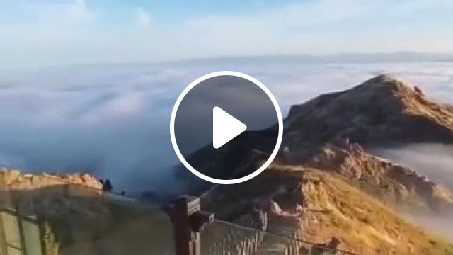 Waking up above the clouds in Malibu, Malibu, Traveler, Dog, In The Sky, Clouds, Mountains, Freedom, Love, Life, Omg, Wtf, Wow, Nature Travel