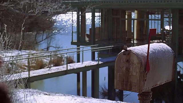 Surprise From Santa. Reindeer Games. Gambling. Ben Affleck. The Lake House. Lake House. Keanu Reeves. Santa Claus. Christmas. New Year. Mashup.
