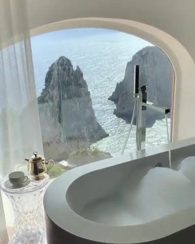 Chilling in the bathroom, Bath, Bathing, Relax, Beautiful, View, Nature Travel