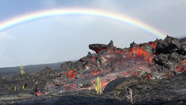 Lava Flow Rainbow, Rainbow, Lava, You Can Not Always Get What You Want, Nature Travel