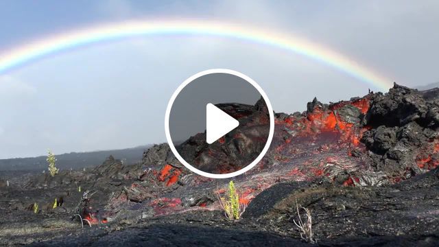 Lava flow rainbow, rainbow, lava, you can not always get what you want, nature travel. #0
