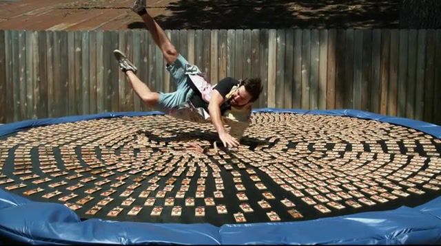 Diving into 1000 Mousetraps in 4K Slow Motion The Slow Mo Guys