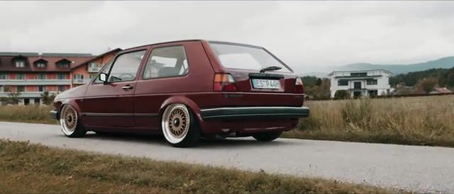 VW Golf MK2 Red wheat, I Want This Day To Never End Creative Tm, Cars, Car, Auto And Technique, Auto And Moto, Auto, Beats, Hitjk, Stancenation, Fate Club, Fate, Moutains, Landscape, Roninm, Dji, Gh5, Rollingshot, See, W Orthersee, Stance, Bbs, Bagged, Luftfahrwerk, Airride, Golf 2, Volkswagen, Vw, Golf, Auto Technique