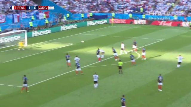 France v argentina fifa world cup russiatm match 50, soccer, football, argentina, france, world cup, di maria, goal, boom, sports.