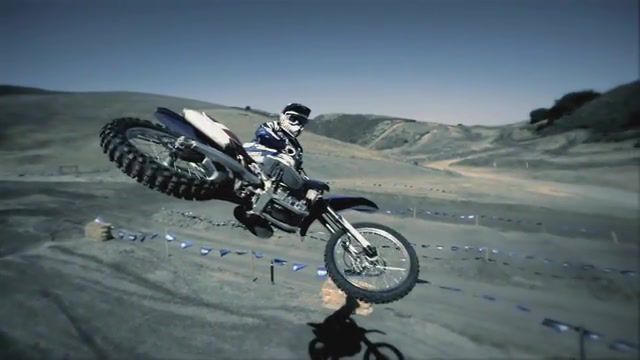 Motorcycle, motocross super slow motion clip, sports.
