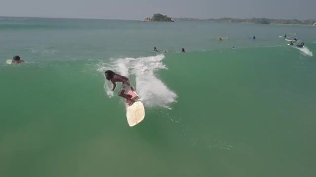 Riding the wave in Weligama, Surfing, Sports