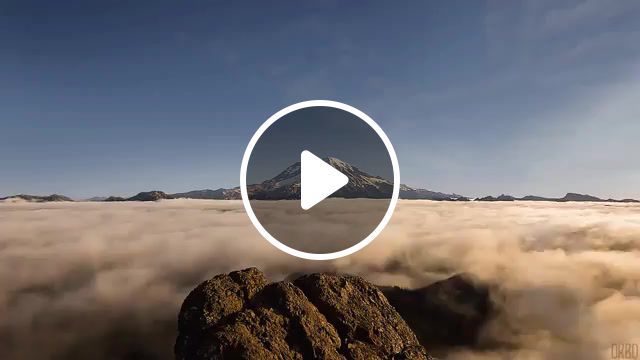 Sea of clouds, mount rainer, sea of clouds, i drive soundtrack, landscape, cloudscape, cinemagraph, cinemagraphs, nature, mountain, mountains, calm, calming, calming music, relax, live pictures. #0