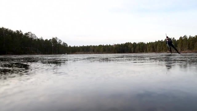 The sound of ice, skates, stockholm, winter, ice, iceskating, sweden, outdoor, premiere, activities, sports, drone, lake, nature travel.