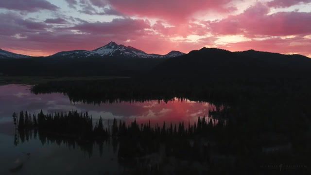 Drone, Drone, Aerial 4k Footage, Oregon Nature, Sparks Lake, Michael Shainblum, Dji Phantom 4, Mountains, Travel, Nature Travel
