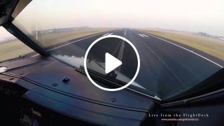 Landing from the cockpit